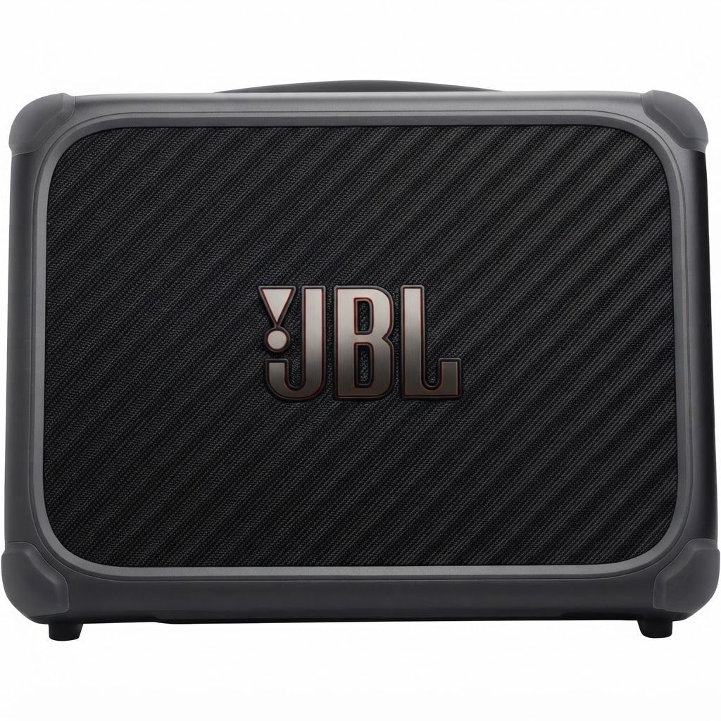 JBL BandBox Trio Portable AI Practice Amp & Bluetooth Speaker, 135W RMS, 4-Channel Mixer, 10H Battery, Guitar Effects - Black