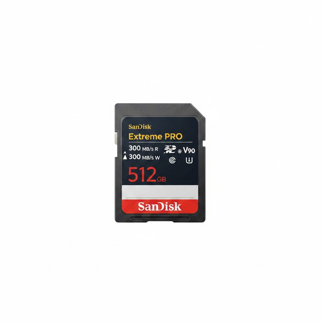 SanDisk Extreme PRO 128GB SDXC Memory Card, V90, UHS-II, 8K Video, SDSDXDM-128G-GN4IN - Black