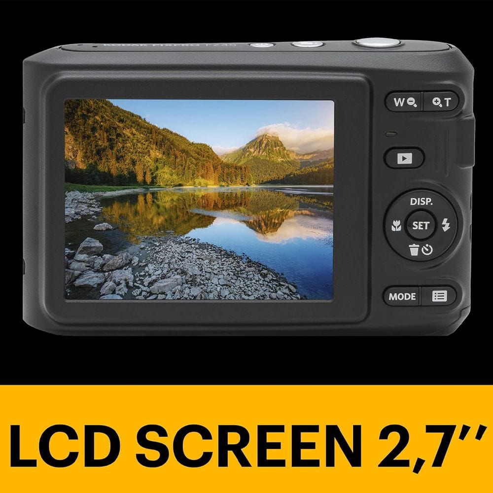 Kodak PIXPRO FZ45 Digital Camera, 16MP CMOS Sensor, 4x Optical Zoom, 27mm Wide-Angle Lens, Full HD 1080p Video & 2.7-Inch LCD Screen | White - 819900014051