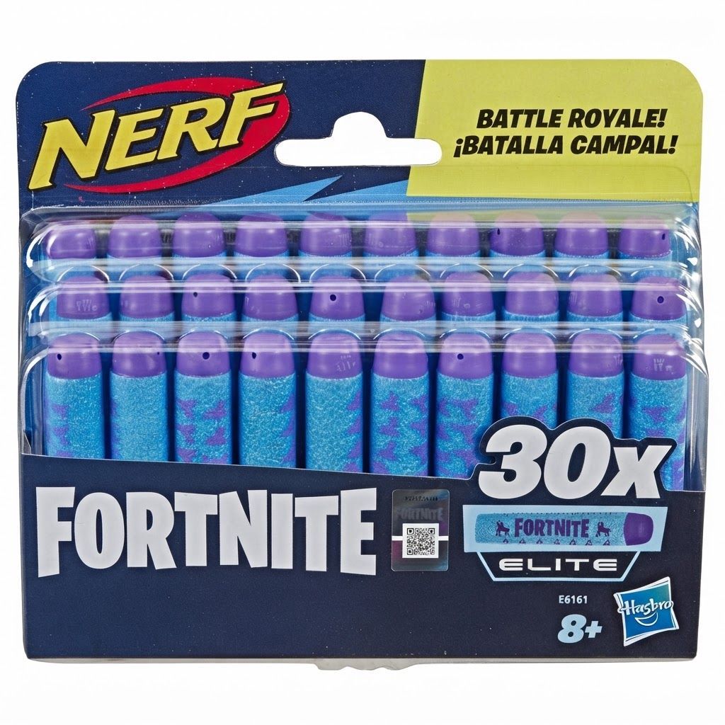 Nerf Fortnite Elite Darts Refill Pack - 30 Official Foam Darts, Compatible with Fortnite Blasters