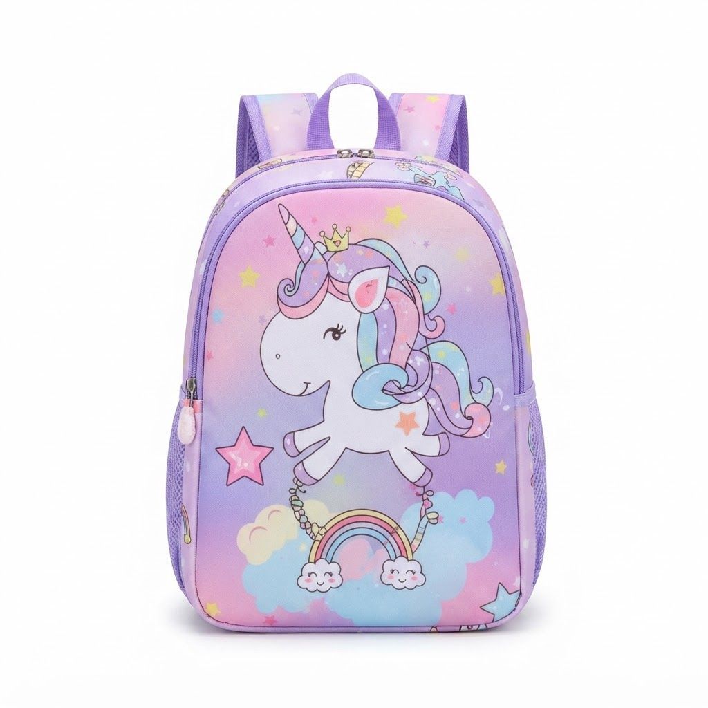 CasRmia Toddler Backpack - Lightweight Plush Cartoon Animal Schoolbag for Kids, Waterproof Daypack 