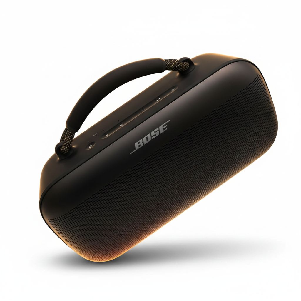 Bose SoundLink Max Portable Bluetooth Speaker, Deep Bass, Waterproof & Dustproof, Up to 20-Hour Battery Life, Built-In Handle - Black
