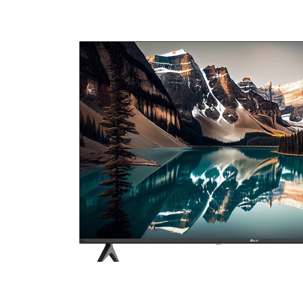 OSCAR 65 inch Frameless QLED 4K Smart WebOS TV- UHD, HDR, T2/S2/CI Slot, Dual ARM Processor, OS65QSW4KA | Black