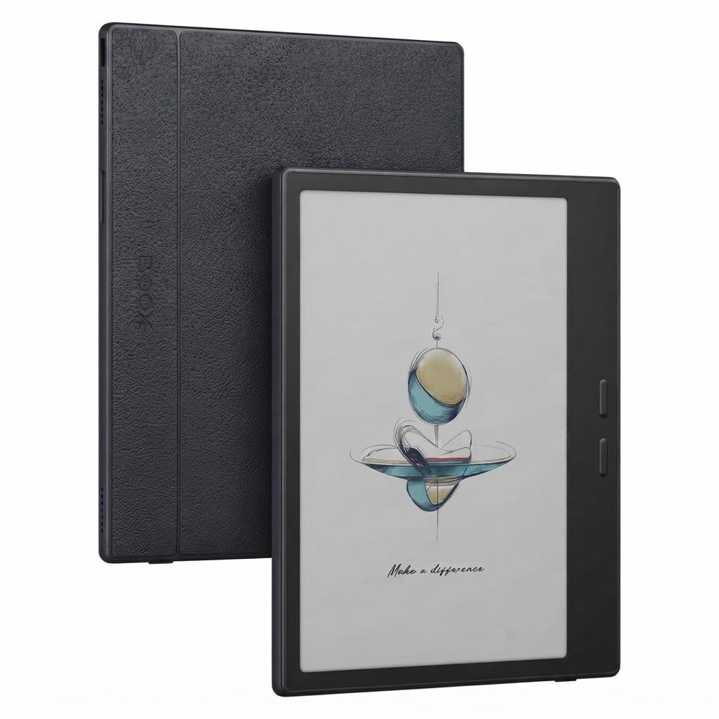 جهاز BOOX Go Color 7 (الجيل الثاني) قارئ إلكتروني ملون 7 بوصة بنظام Android 13، يتضمن شاشة Kaleido 3 وقلم InkSense وغطاء حماية، سعة 4 جيجابايت + 64 جيجابايت | أسود