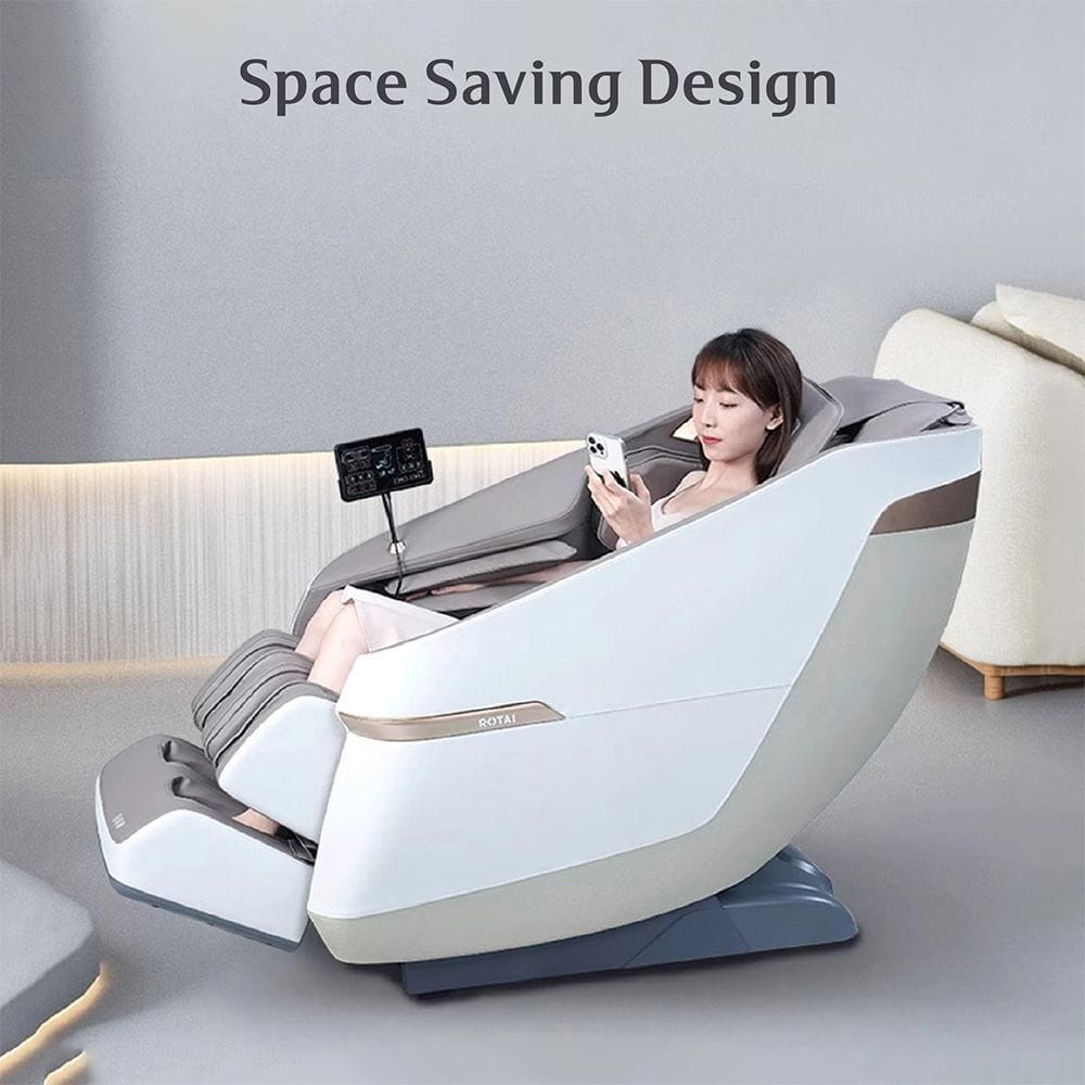 Rotai A36 Max Massage Chair with Upholstery - Advanced Relaxation Features for Ultimate Comfort - Grey 