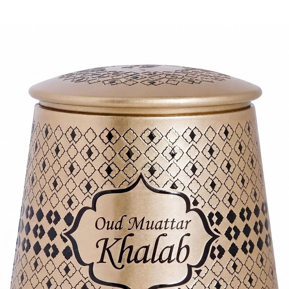 Khadlaj Khalab Oud Muattar, Premium Oriental Bakhoor Incense, Long-Lasting Fragrance for Home, Prayer & Special Occasions - 100g