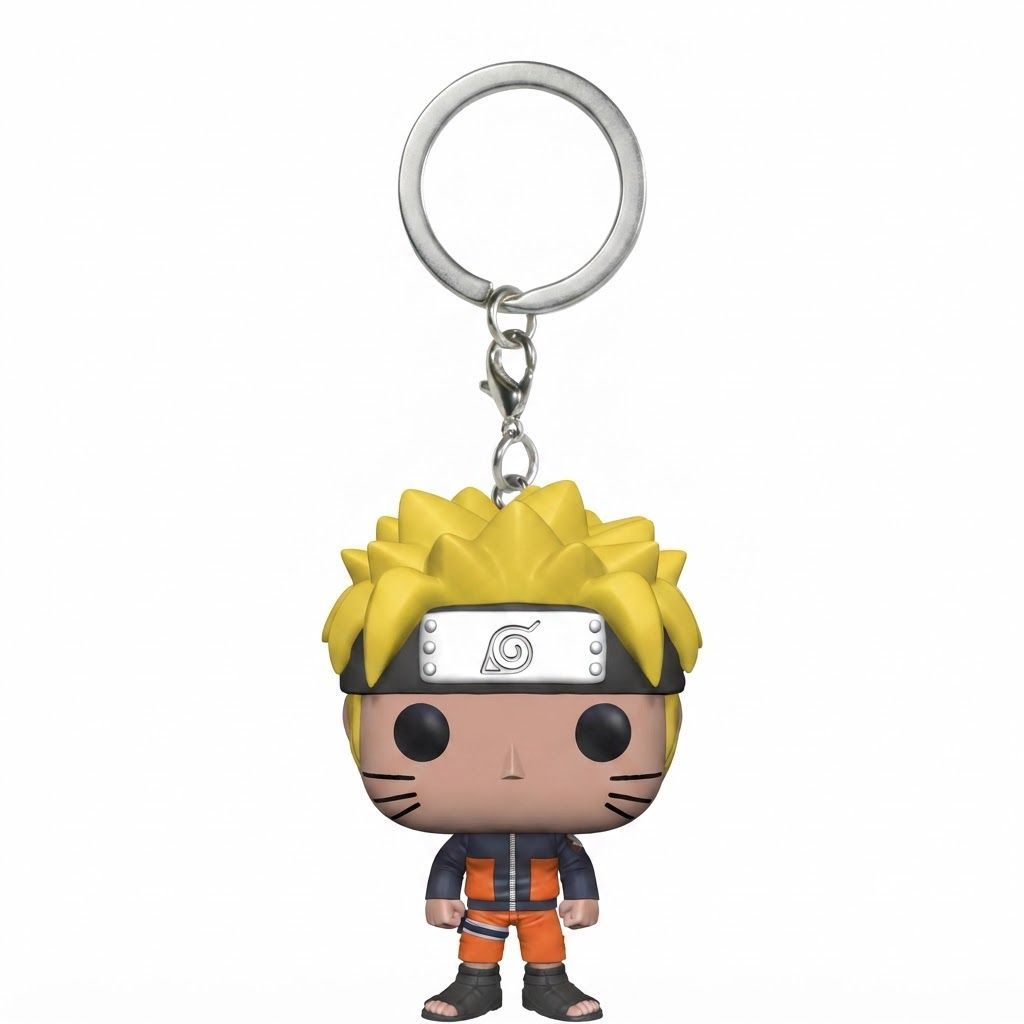 Funko Pop! Keychain: Naruto Uzumaki Collectible Mini Figure - Official Anime Merchandise Keyring Approximately 4.63 inches