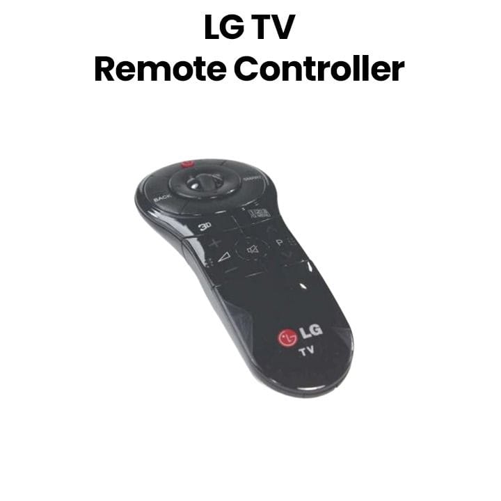 LG Remote Controller Assembly For Multiple TV Models Replacement Part, Easy To Use, Durable, Compatible With LG TVs - Black