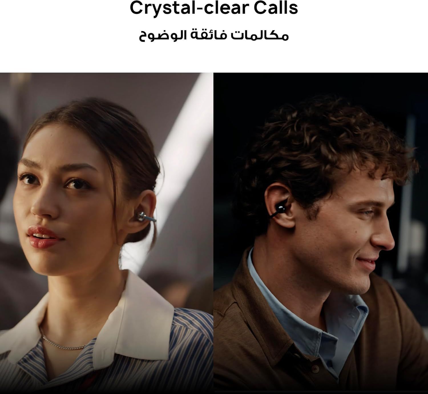 Huawei FreeClip 2 Open-Ear Clip-On Earbuds, Built-in Google AI, 38H Battery, IP57 Water & Dust Resistant - Black