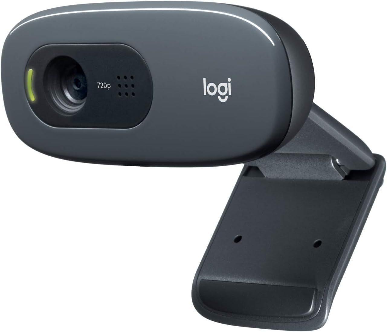 Logitech C270 HD 720p Webcam - Black USB Camera with Noise-Reducing Built-in MicrophoneUSB 2.0
