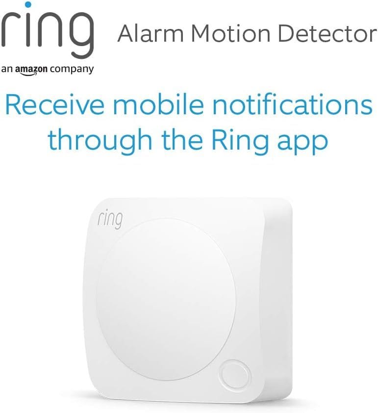 جهاز استشعار الحركة رينج Alarm (الجيل الثاني)، مستشعر أمان ذكي صغير الحجم، جهاز كشف الحركة لحماية المنزل، نظام إنذار Ring