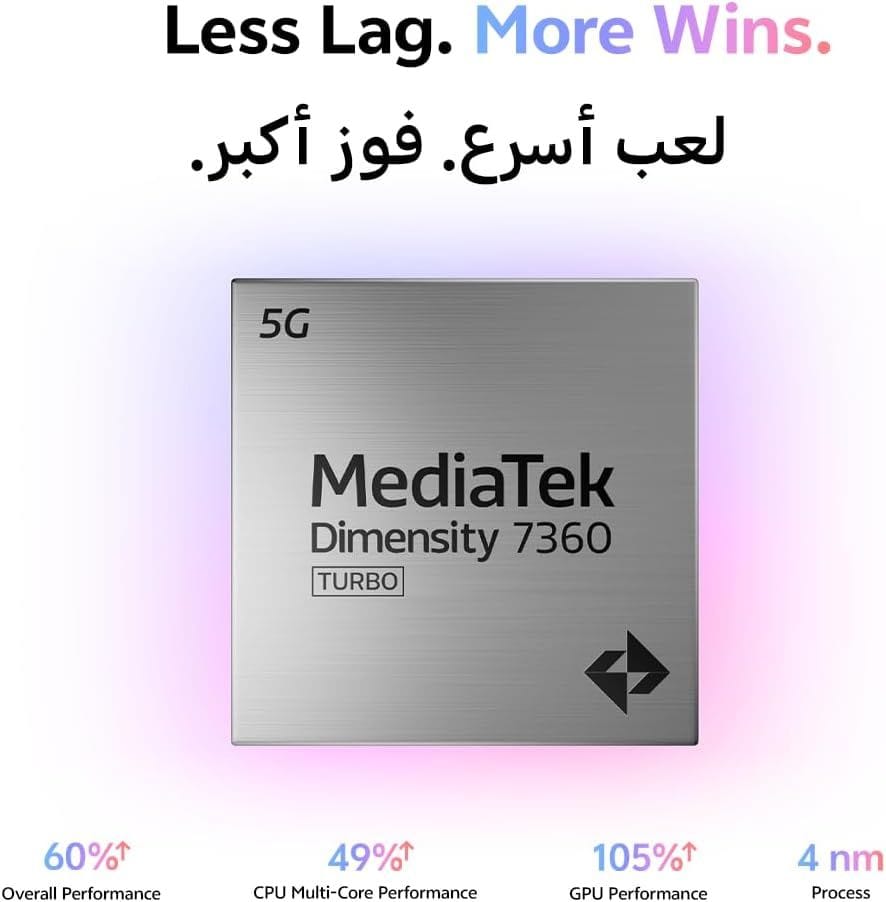Vivo V60 Lite 5G Smartphone - 12GB RAM, 512GB Storage, 120Hz AMOLED | Black