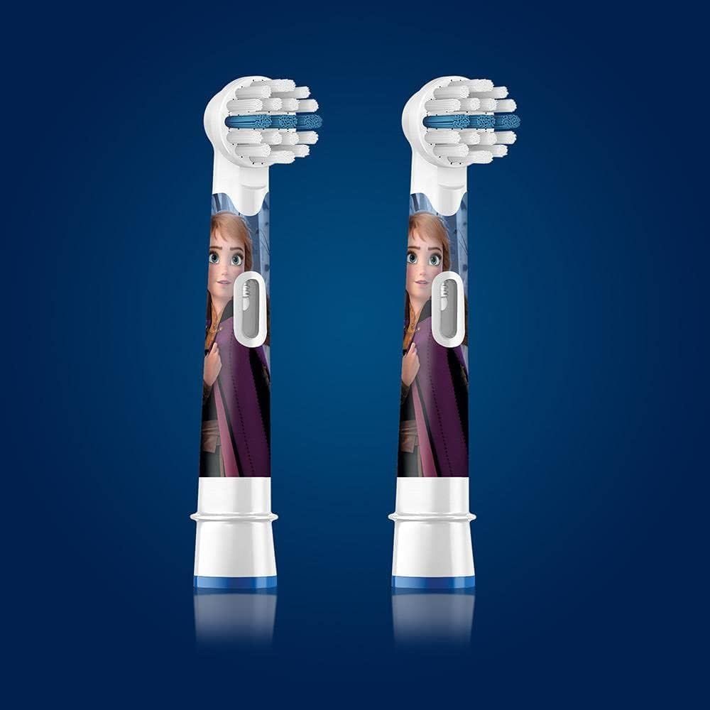 Oral-B EB10s-2 Kids Electric Toothbrush Replacement Heads, Frozen Edition, 2-Count, Soft Bristles