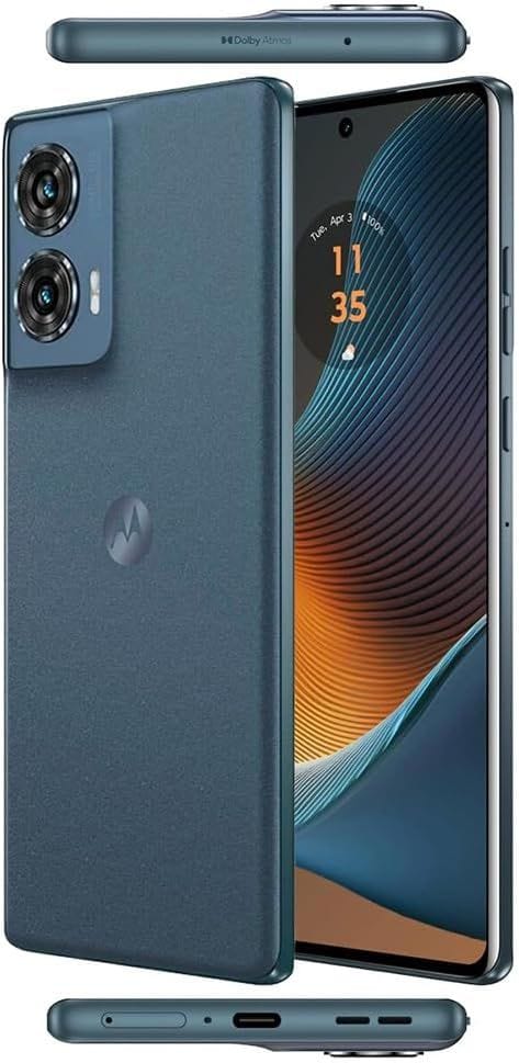 موتورولا Edge 50 Fusion 5G هاتف ذكي - سعة 256 جيجابايت، رام 8 جيجابايت، ثنائي الشريحة | أزرق