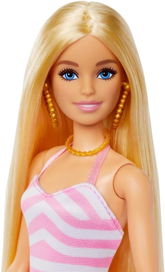Barbie Beach Doll - Summer Fun in Malibu with Accessories