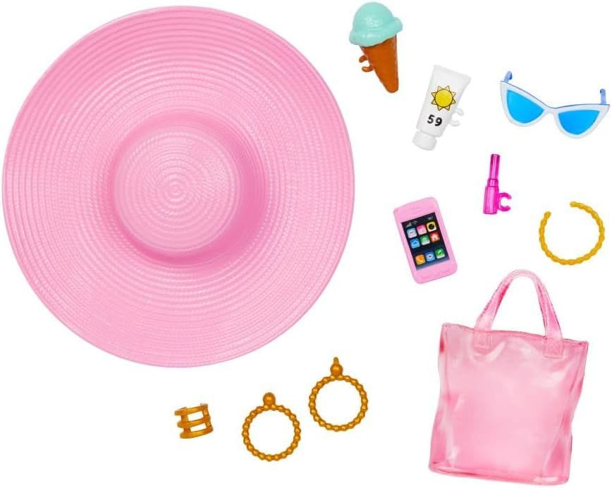 Barbie Beach Doll - Summer Fun in Malibu with Accessories