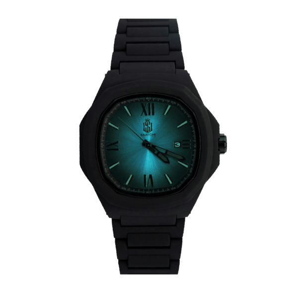 Saatchi Citta Magiche Catania Watch, 44mm Polycarbonate Case, Miyota 2115 Quartz Movement with Date Display, Mineral Glass, 5 ATM Water Resistant