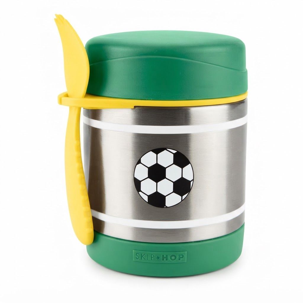 Skip Hop Spark Ice Cream Style Food Jar 3-6 Years 325ml, Safe And Durable Build, Kid-Approved Sporty Design, Lightweight And Travel-Friendly - Multicolour