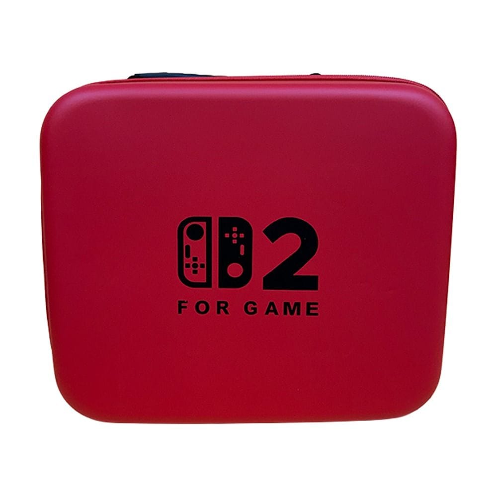 Nintendo Game Traveler Deluxe System Case for Switch 2, Hard Shell Protective Travel Case, Console & Accessory Storage | Red HL-009