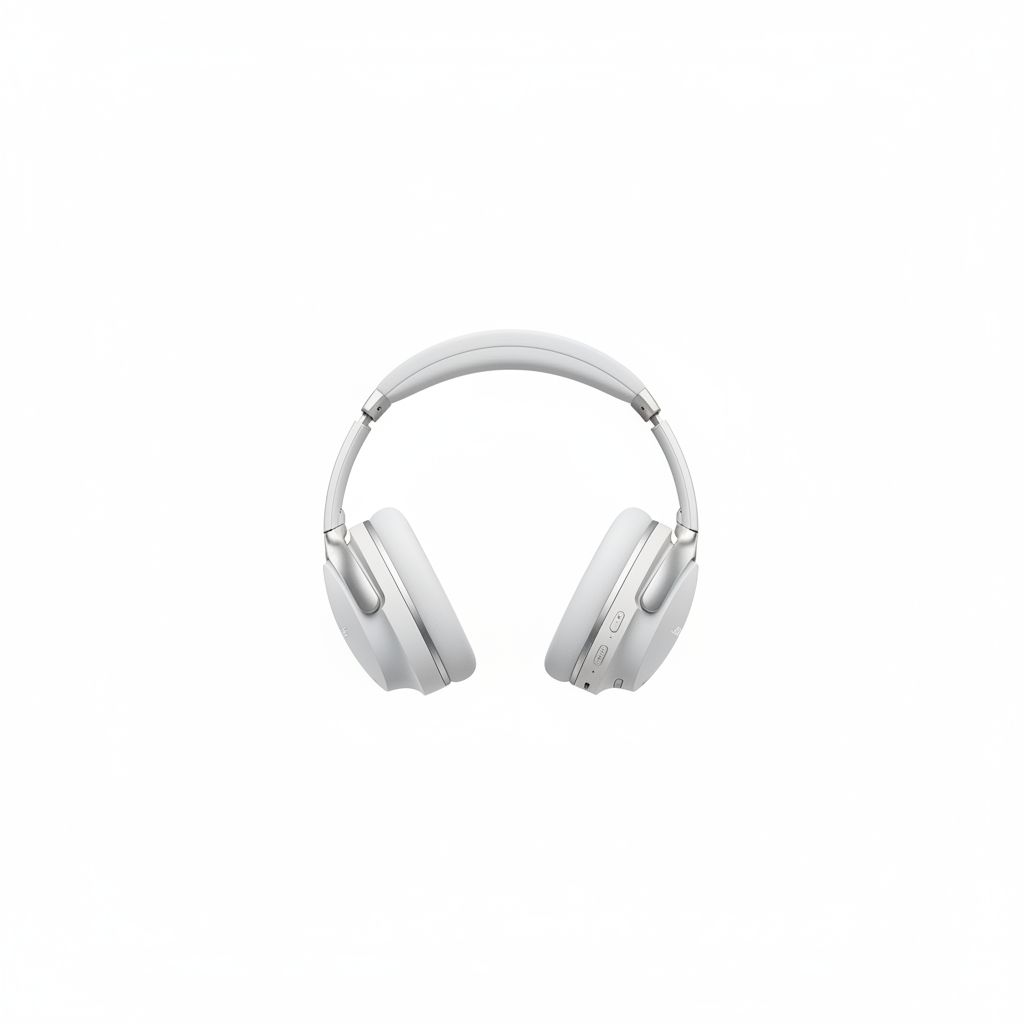 Bose QuietComfort Ultra Wireless Over-Ear Headphones, Noise Cancelling, Spatial Audio, Bluetooth, Up to 24-Hour Battery Life - White
