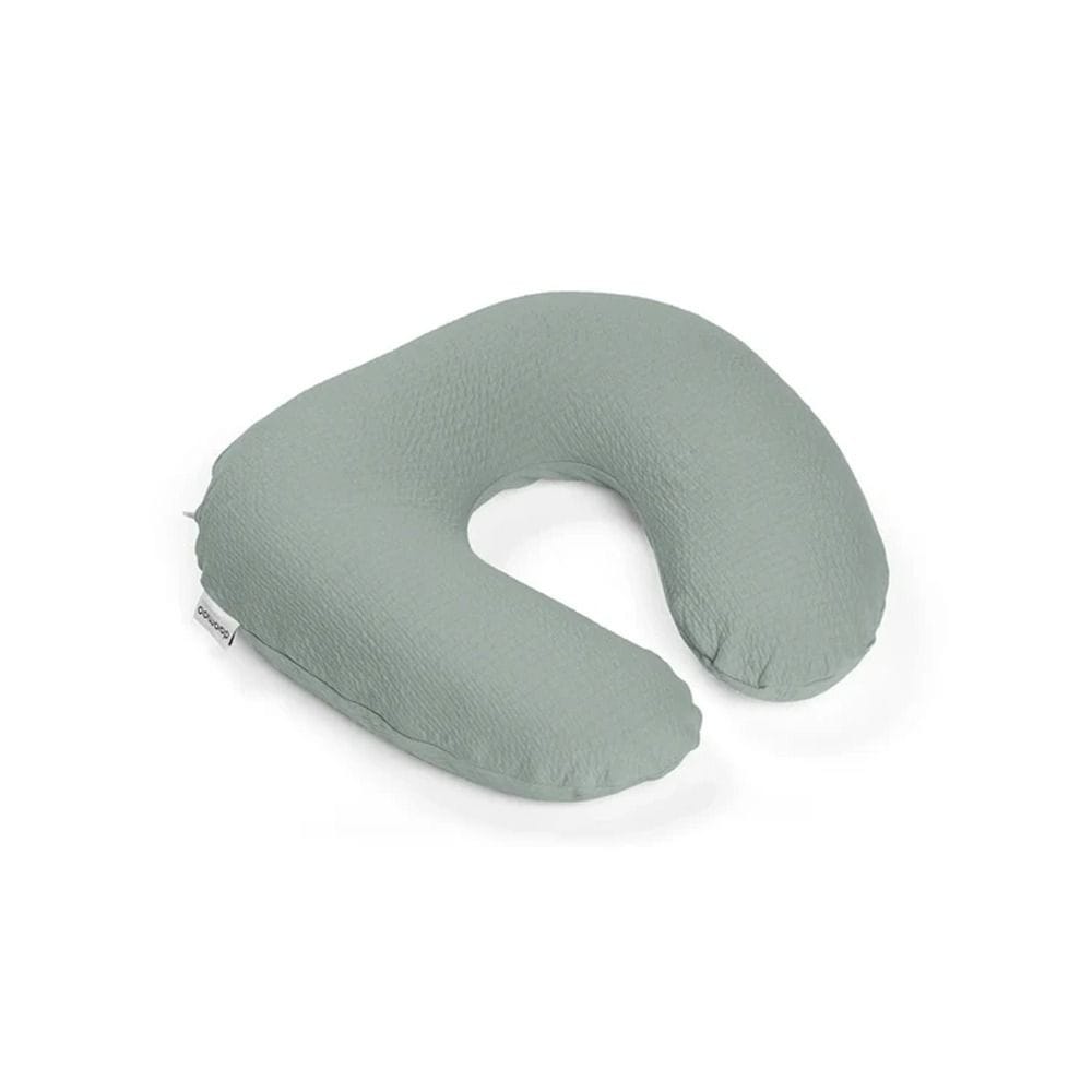 Doomoo Softy Nursing Pillow, Ultra-Soft And Compact Design, Long-Lasting Product With Refill Option, Easy Microbead Refilling System - Tetra Jersey Green