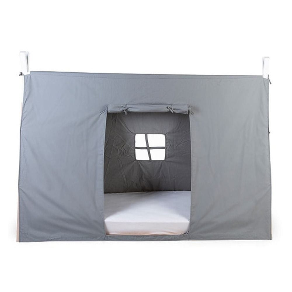 Childhome Tipi Bed Frame 90x200cm, Compatible Sleeping Setup, Highly Customisable Design, Safe And Sturdy Structure - Gray