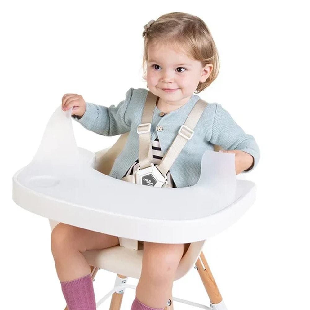 Childhome Evolu Silicone Feeding Tray Cover, Dishwasher Safe, Easy-To-Rinse Cleaning - Transparent