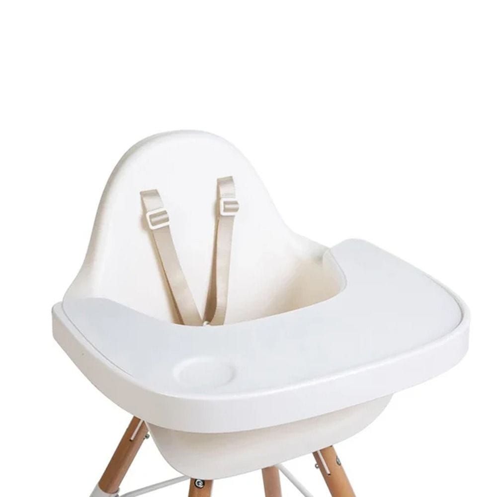 Childhome Evolu Silicone Feeding Tray Cover, Dishwasher Safe, Easy-To-Rinse Cleaning - Transparent