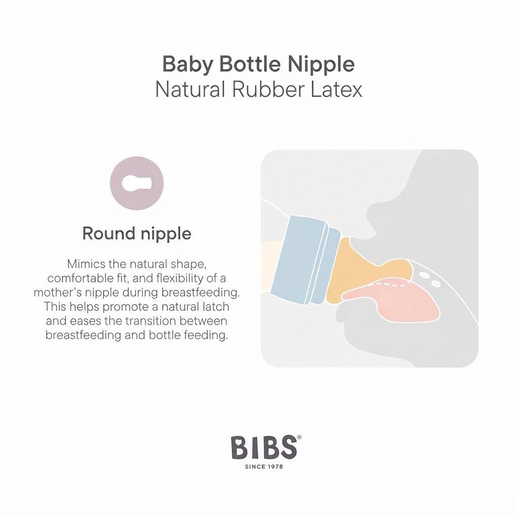 عبوة من حلمتي رضاعة BIBS من اللاتكس بتدفق متوسط، لعمر +2 أشهر، مصنوعة من اللاتكس المطاطي الطبيعي، مضادة للمغص، خالية من BPA، تدفق سريع للحليب - برتقالي