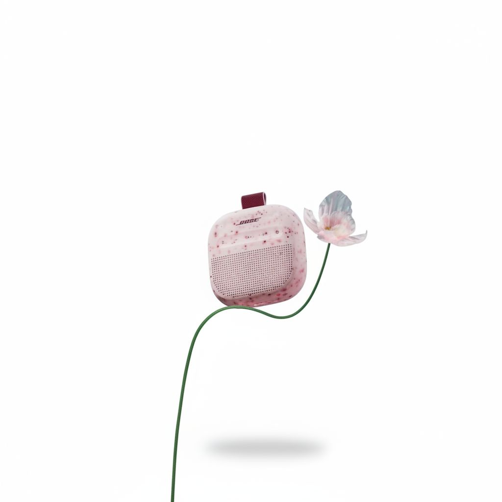 Bose SoundLink Micro Portable Bluetooth Speaker (2nd Gen), Waterproof, Ultra-Portable, Powerful Sound - Petal Pink
