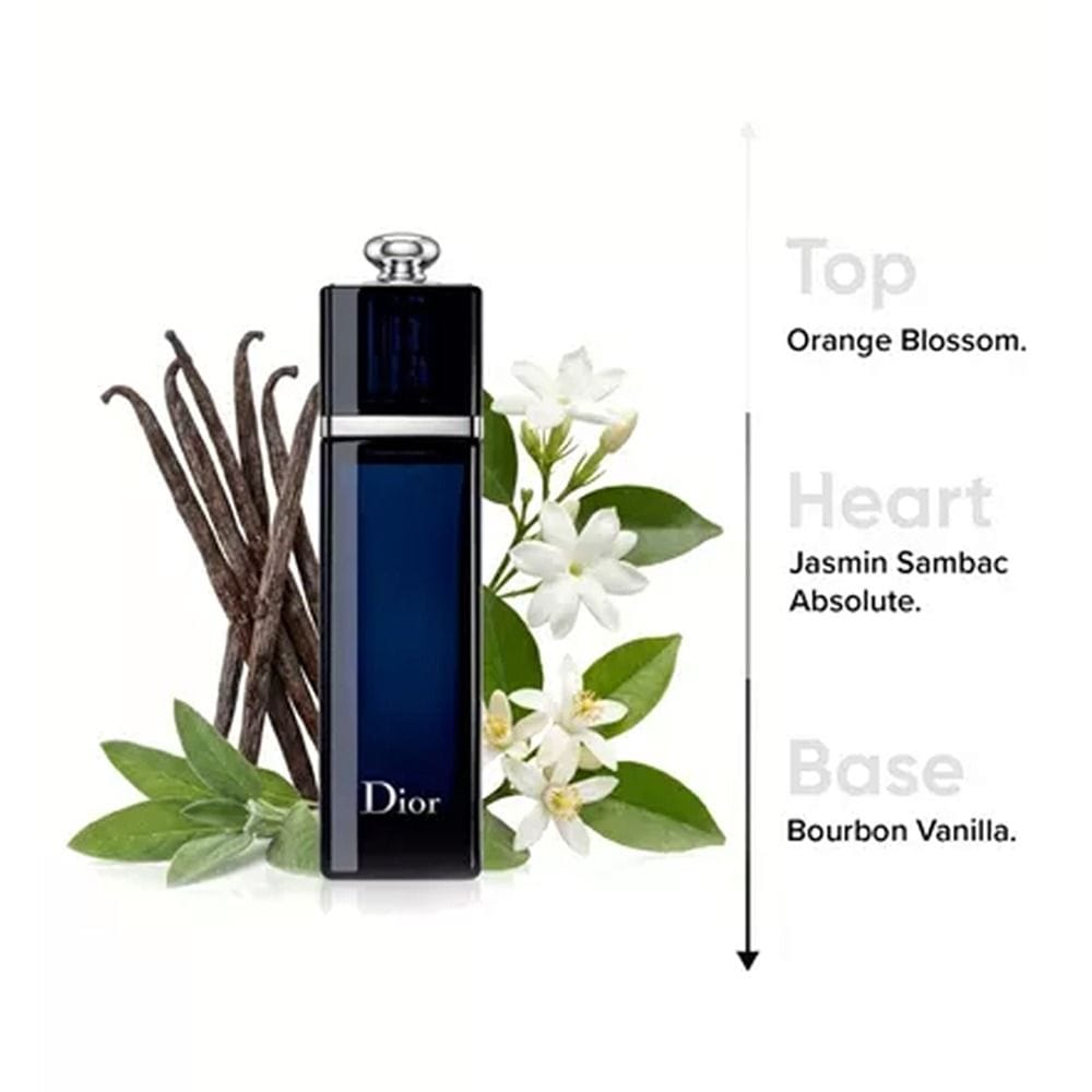 Dior Addict Eau de Parfum for Women, Oriental Floral Fragrance with Orange Blossom, Jasmine Sambac, Bourbon Vanilla & Sandalwood - 100ml