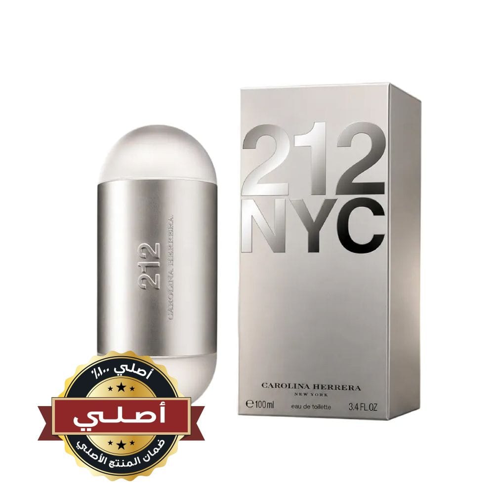 Carolina Herrera 212 NYC Eau de Toilette 100ML - Bergamot, Gardenia & Sandalwood Fresh Floral Women's Fragrance | 8411061251607