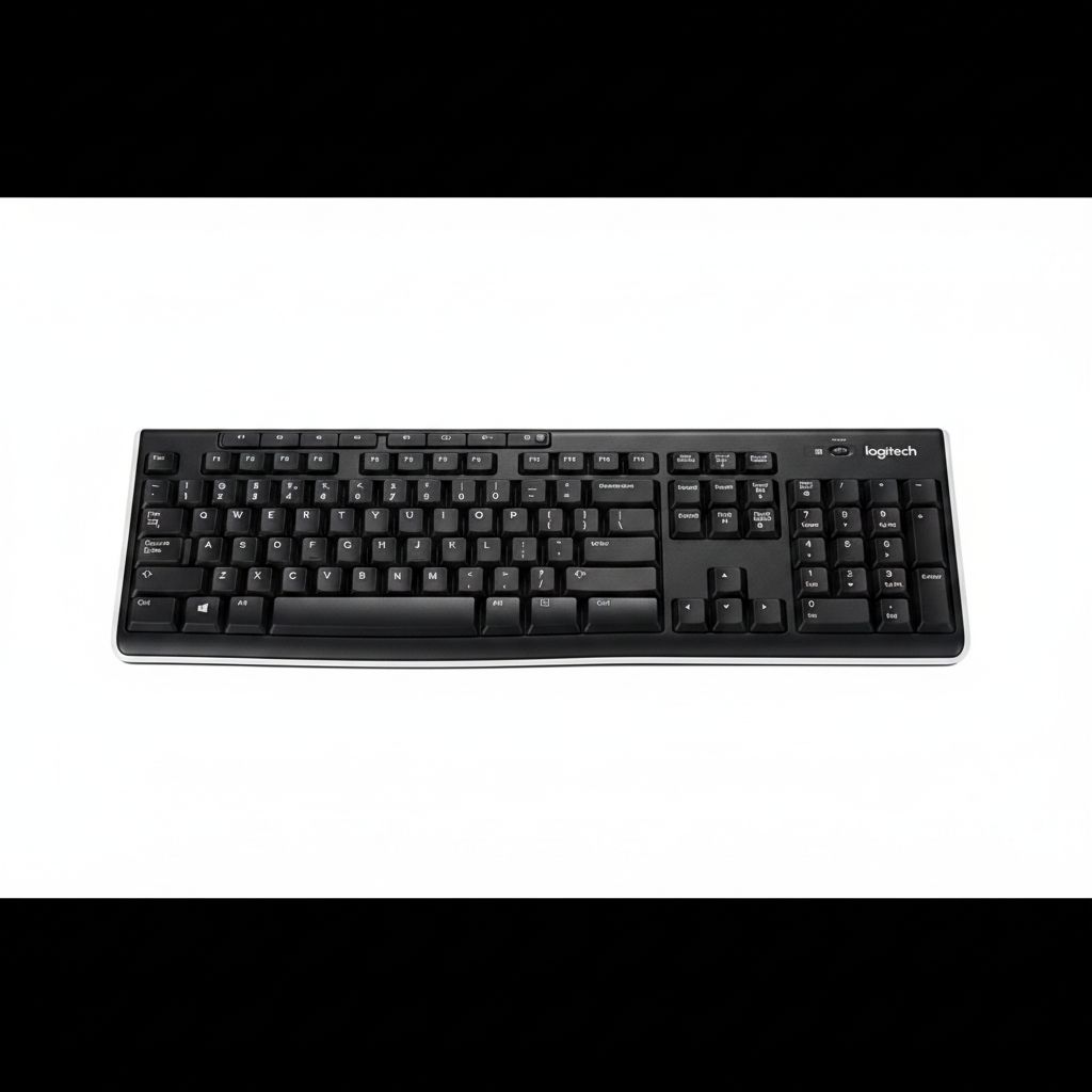 Logitech MK270r Wireless Keyboard and Mouse Combo for Windows, 2.4 GHz Wireless, Spill-Resistant Design, 8 Multimedia & Shortcut Keys - Black