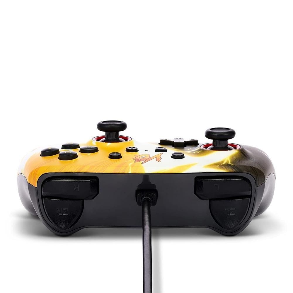 PowerA Enhanced Wired Controller for Nintendo Switch, Pokemon Pikachu vs Meowth Edition, 3.5mm Audio Jack, Mappable Advanced Gaming Buttons | 617885006012