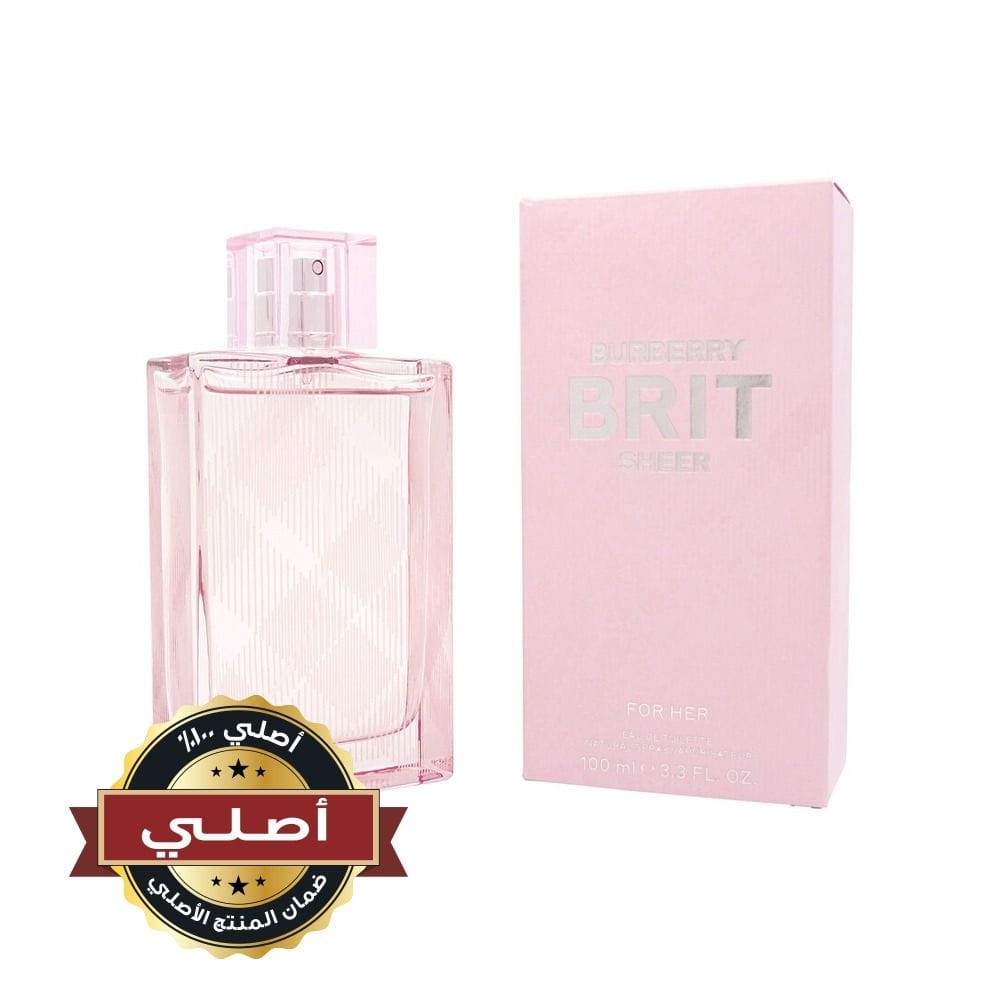 عطر بربري بريت شير أو دو تواليت للنساء، عطر زهري فاكهي منعش مع الليتشي والفاوانيا والكمثرى والمسك الأبيض - 100 مل