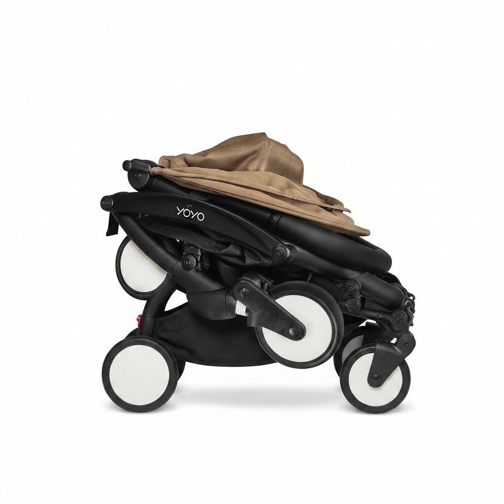 Stokke YOYO3 Compact Travel Stroller - Lightweight Cabin-Approved Baby Pushchair, Folds in Seconds, Seamless Blend of Style and Function for Urban Parents on the Move