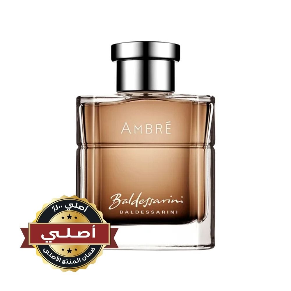 Baldessarini Ambre Eau de Toilette for Men, Warm Oriental Fragrance with Apple, Leather, Amber & Woody Notes - 90ml