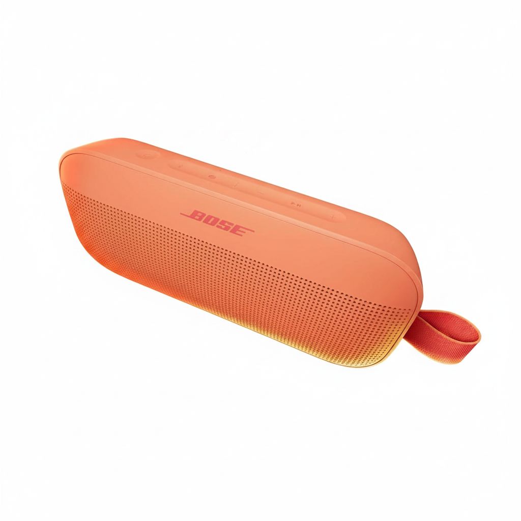 Bose SoundLink Flex Portable Bluetooth Speaker (2nd Gen), Waterproof & Dustproof, Hi-Fi Audio, 12-Hour Battery Life - Sunset Peach