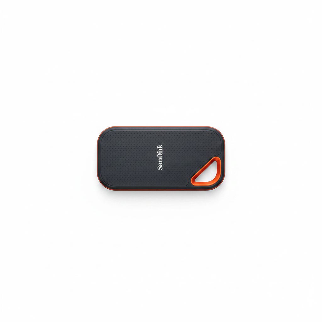 SanDisk Extreme Pro Portable SSD 1TB USB 3.2 Gen 2x2 - Black 