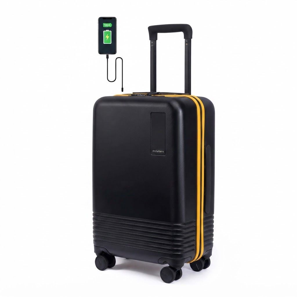 Mokobara Iconic Cabin Luggage 58cms, German Makrolon Polycarbonate Hard Shell Suitcase, 8 Silent, TSA Number Lock