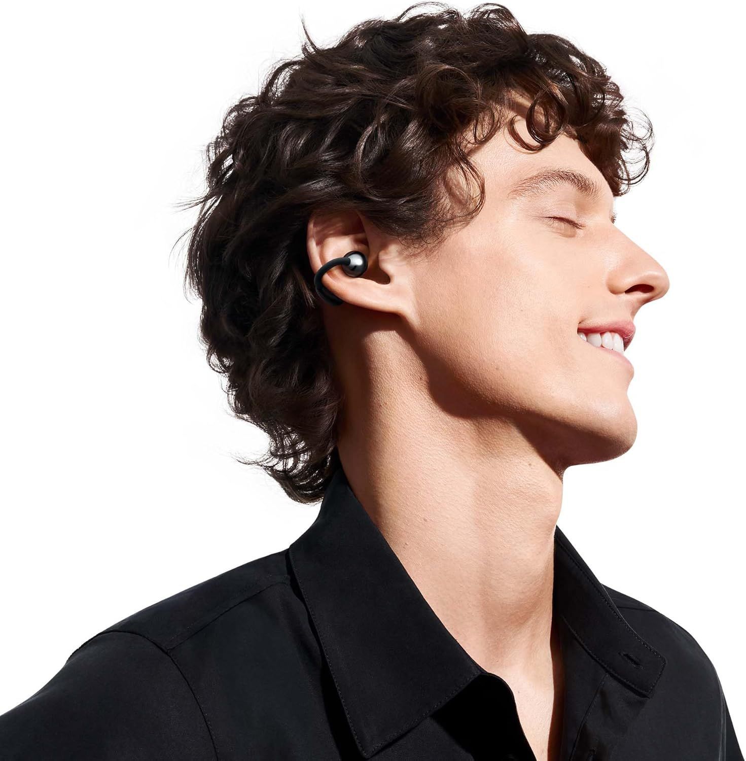 Huawei FreeClip 2 Open-Ear Clip-On Earbuds, C-Bridge Design, 38H Battery, Dual Driver, IP57 Water & Dust Resistant - Berry Purple