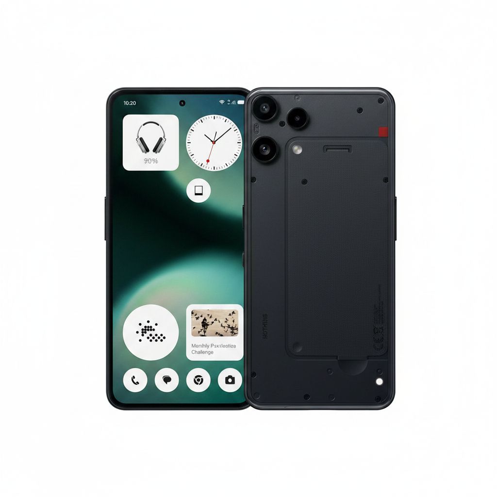 Nothing Phone (3a) Lite 5G - 8GB RAM, 128GB Storage, 50MP Camera | Black