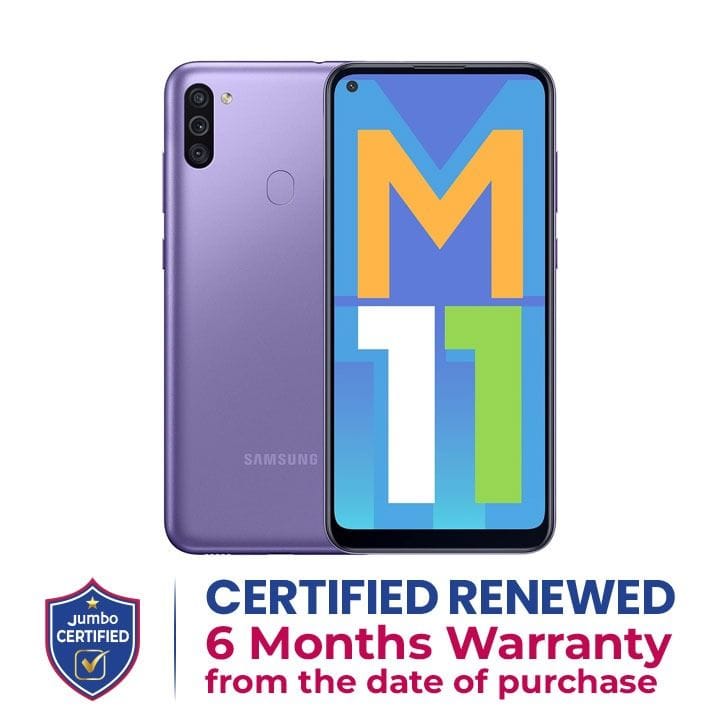 Samsung Galaxy M11 3GB+32GB Smartphone | Violet | SMM115FZLDXSG