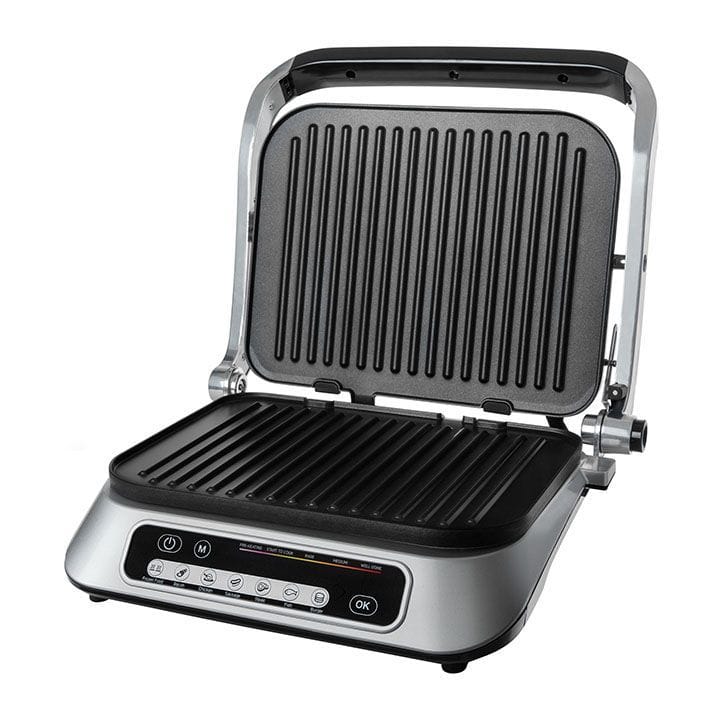 Sencor 7 Programs 2,100W Anti Stick Intelligent Contact Grill - Silver | SBG 6031SS
