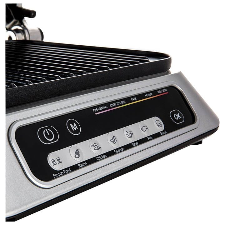 Sencor 7 Programs 2,100W Anti Stick Intelligent Contact Grill - Silver | SBG 6031SS