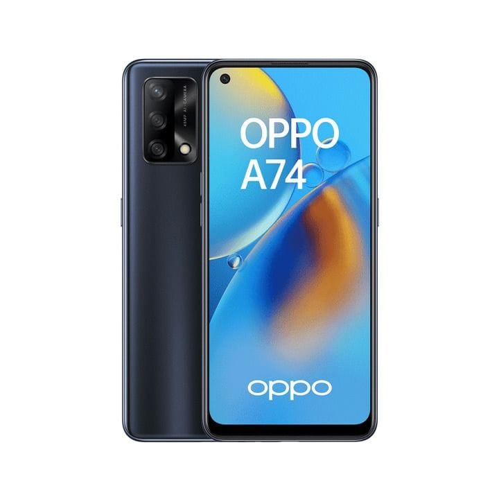 Oppo A74 6GB+128GB Smartphone | Prism Black | CPH2219