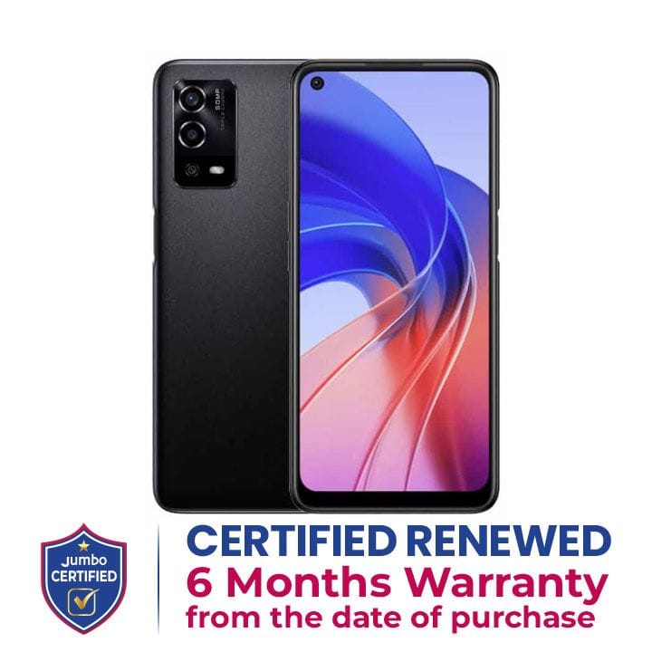 Oppo A55 4GB+128GB Smartphone | Starry Black | CPH2325