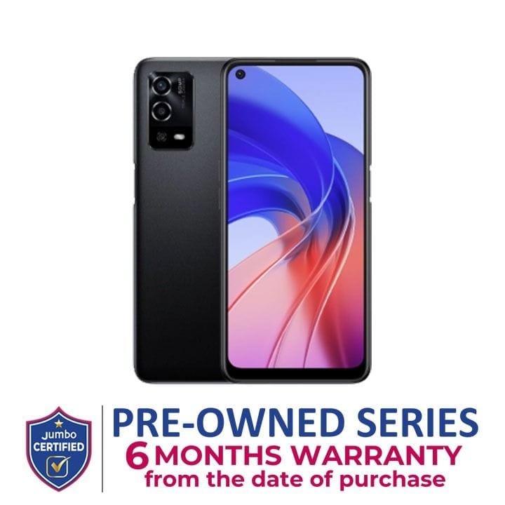 Buy Oppo A55 4GB+128GB Smartphone | Starry Black | CPH2325 Online