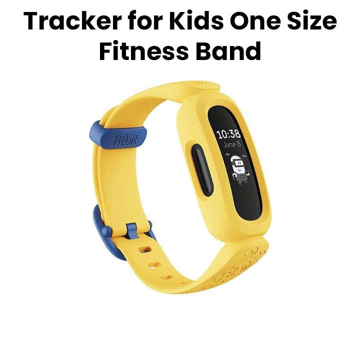 فيتبيت سوار نشاط للأطفال Ace 3، حجم واحد - أسود/أصفر مينيونز