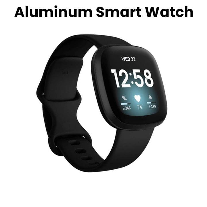Fitbit Versa 3 Aluminum Smart Watch - Black